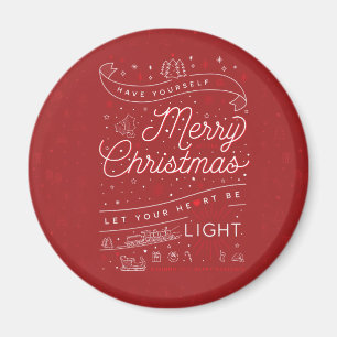 Merry Little Christmas Magnet