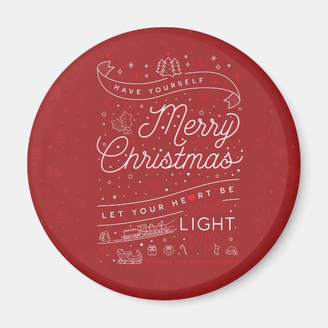 Merry Little Christmas Magnet (Front)