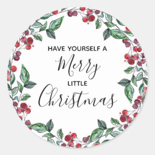 Merry little Christmas Sticker
