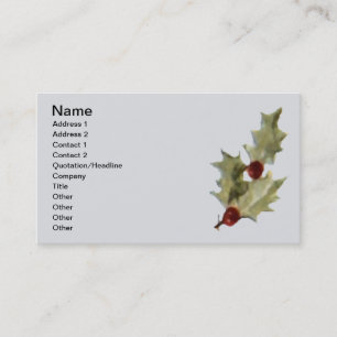 Merry Little Christmas Stocking Business Card
