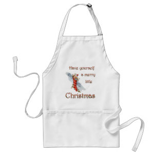 Merry Little Christmas Stocking Standard Apron