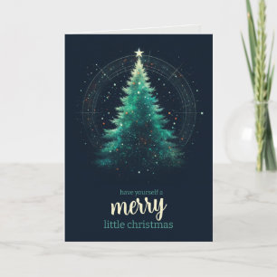 Merry Little Christmas Tree Card