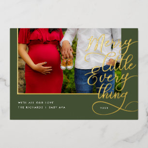 Merry Little Everything Baby On the Way Photo