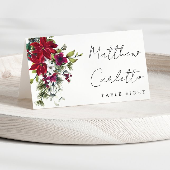 Merry Little Wedding Place Card (Creator Uploaded)