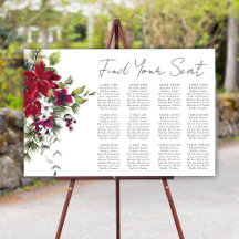 Merry Little Wedding Seating Chart