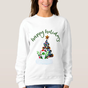 Merry & Magical  Christmas Cheer with a Dragon Twi Sweatshirt