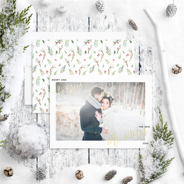 Merry & Married Forest Berry Wedding Photo (Creator Uploaded)