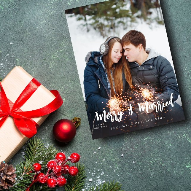 Merry & Married Minimalist V Photo (Creator Uploaded)