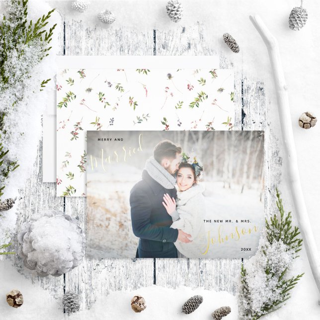 Merry & Married Winter Berry Wedding Photo (Creator Uploaded)