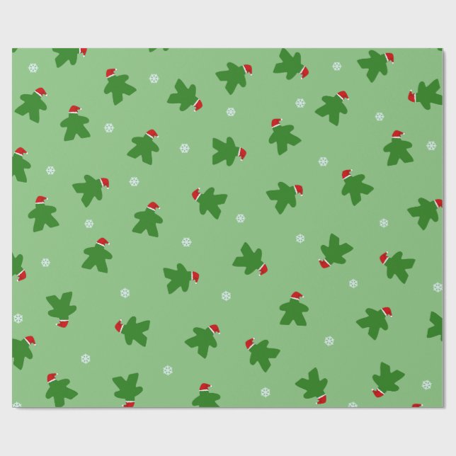 Merry Meeple Wrapping Paper (Flat)