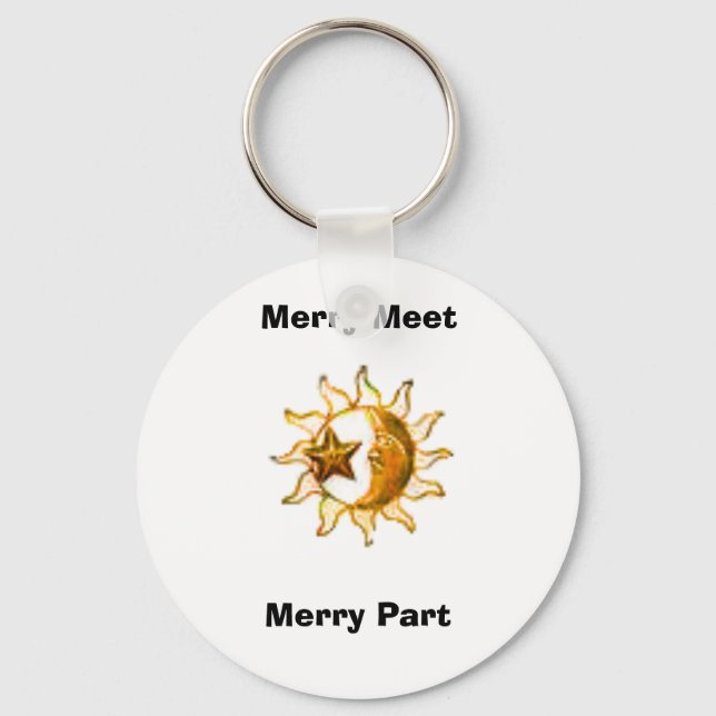 Merry Meet, Merry Part Key Ring (Front)
