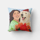 Merry Merry, Happy Pawlidays Outdoor Pillow