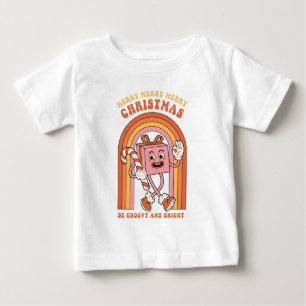 Merry Merry Merry Christmas - Be Groovy and Bright Baby T-Shirt