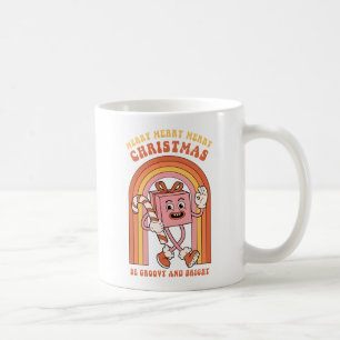 Merry Merry Merry Christmas - Be Groovy and Bright Coffee Mug