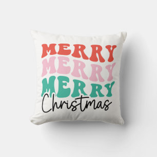 Merry Merry Merry Christmas Cushion