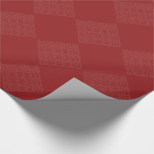 Merry, Merry, Merry Christmas Wrapping Paper