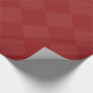 Merry, Merry, Merry Christmas Wrapping Paper