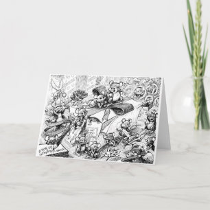 Merry Mice Do the Wrapping Holiday Card