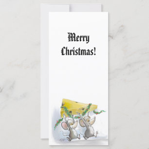 Merry Mice Mic & Mac Holiday Bookmark