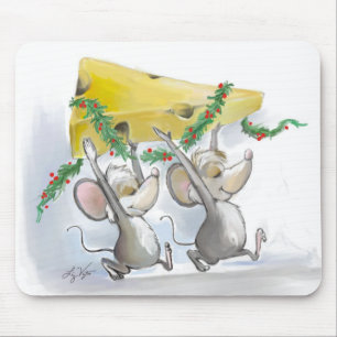 Merry Mice Mic & Mac Mousepad