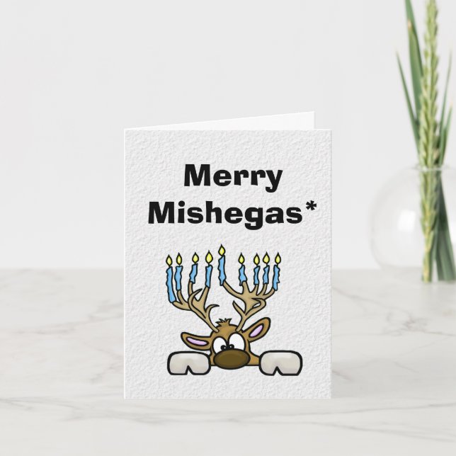 Merry Mishegas Chrismukkah Card (Front)