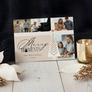 Merry Moments Family Photo Collage Holiday Card