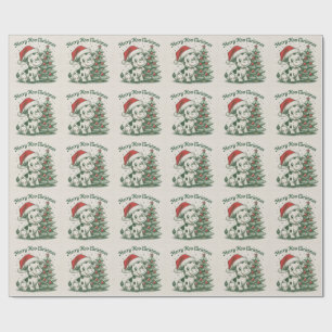 Merry Moo Christmas Wrapping Paper