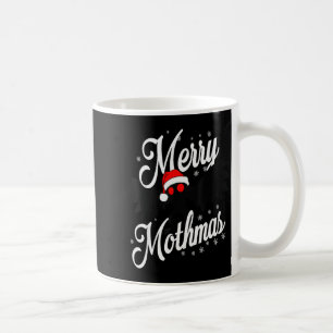 Merry Mothmas Santa Mothman Cute Mothman Christmas Coffee Mug