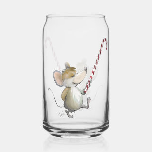 Merry Mouse Moe Can Glass