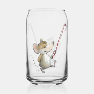 Merry Mouse Moe Can Glass