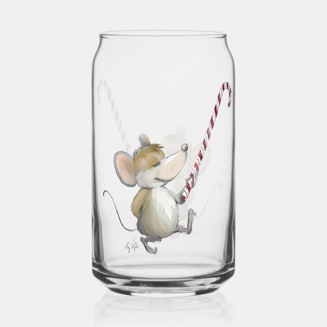 Merry Mouse Moe Can Glass (Front)