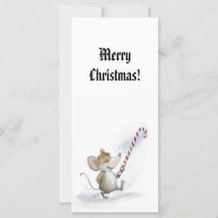 Merry Mouse Moe Holiday Bookmark