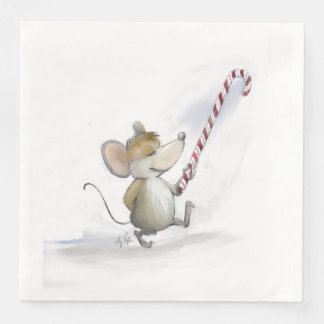 Merry Mouse Moe Paper Napkin