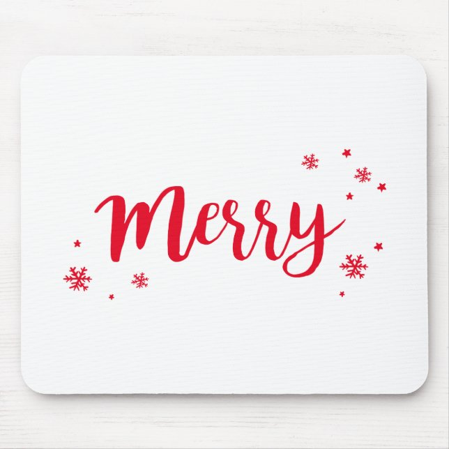 Merry Mouse Pad (Front)