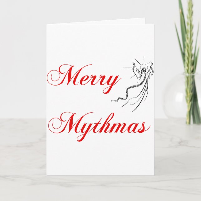 Merry Mythmas Holiday Card (Front)