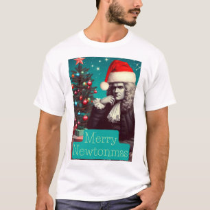 Merry Newtonmas Sir Isaac Newton   T-Shirt
