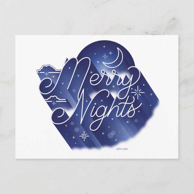 Merry Nights / Postcard (Front)