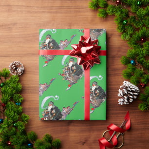 Merry Old Christmas Elf, Jessie Willcox Smith Wrapping Paper
