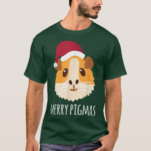 Merry Pigmas Christmas Guinea Pig Christmas Guine T-Shirt