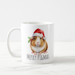 Merry Pigmas Christmas Guinea Pig Coffee Mug