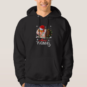 Merry Pigmas Christmas Light Guinea Pig Hoodie