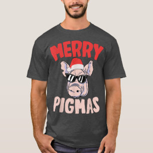 Merry Pigmas Christmas Pig Owner Pig Farmer  T-Shirt