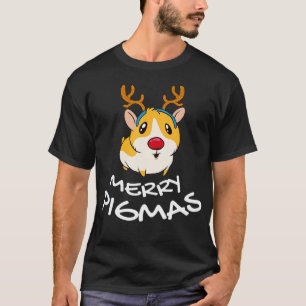 Merry Pigmas Cute Christmas Rodent Guinea Pig T-Shirt