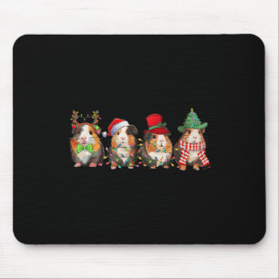 Merry Pigmas Funny Santa Guinea Pig Squad Christma Mouse Pad