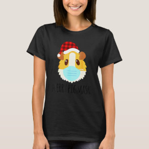 Merry Pigmask Guinea Pig In Mask Family Quarantine T-Shirt