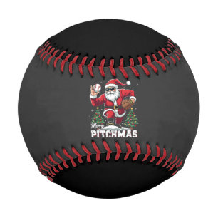 Merry Pitchmas Christmas Santa Baseball Lover