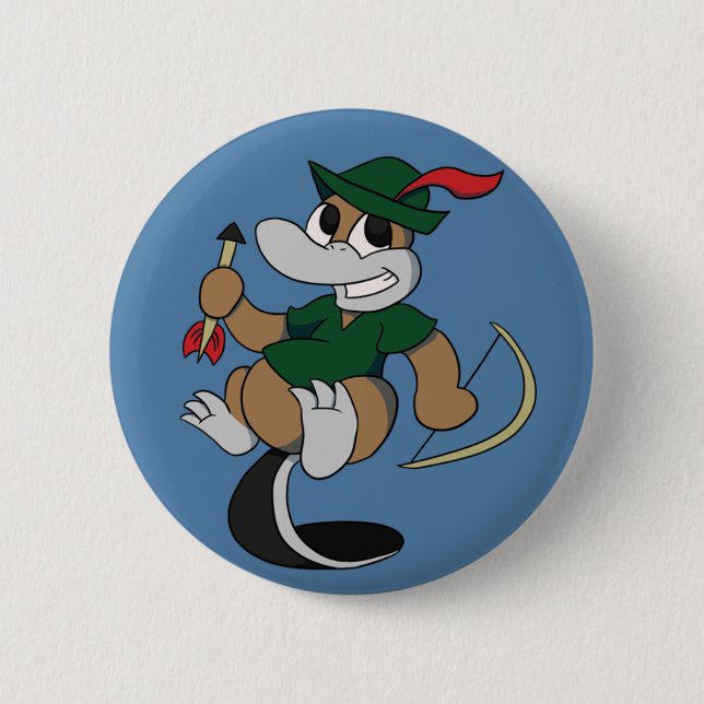 Merry Platypi Button (Front)