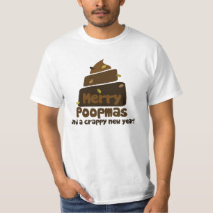 Merry Poopmas Funny Christmas joke T-Shirt