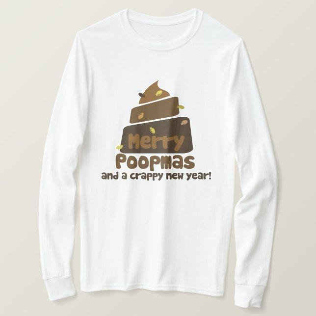 Merry Poopmas T-Shirt (Design Front)