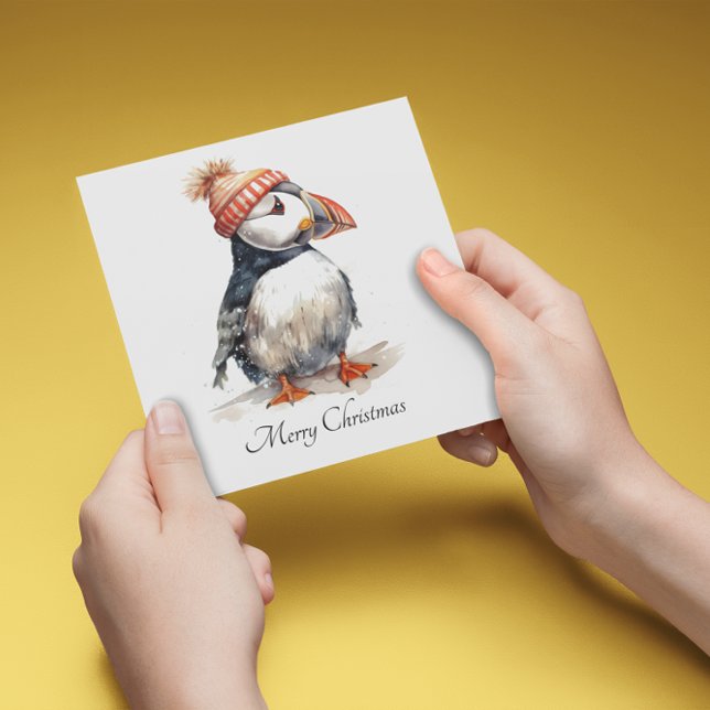 Merry Puffin, custom Invitation (Creator Uploaded)